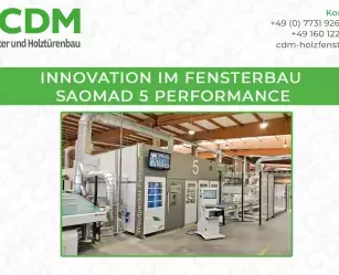 Innovation im Fensterbau – Saomad 5 Performance